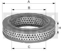 C1555/6 Воздушный фильтр Mann filter C15556 - фото 4836