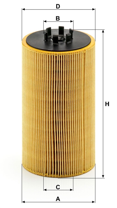 HU1390X Масляный фильтр безметаллический  Mann filter
