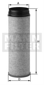 CF1470 Воздушный ( вторичный ) фильтр Mann filter CF1470 - фото 6782