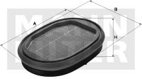 CF2550 Воздушный ( вторичный ) фильтр Mann filter CF2550 - фото 6840