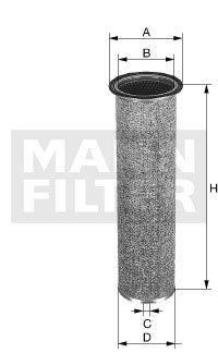 CF924 Воздушный ( вторичный ) фильтр Mann filter CF924 - фото 6892