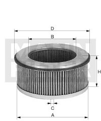 CUK33128 Салонный фильтр с активированным углем Mann filter CUK33128 - фото 7489