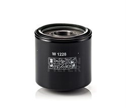 W1228 Фильтр масляный Mann filter W1228 - фото 9588