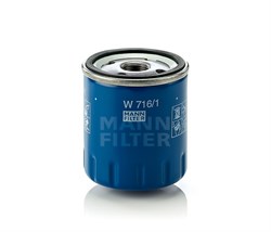 W716/1 Фильтр масляный Mann filter W7161 - фото 9695