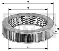 C30010 Воздушный фильтр Mann filter C30010